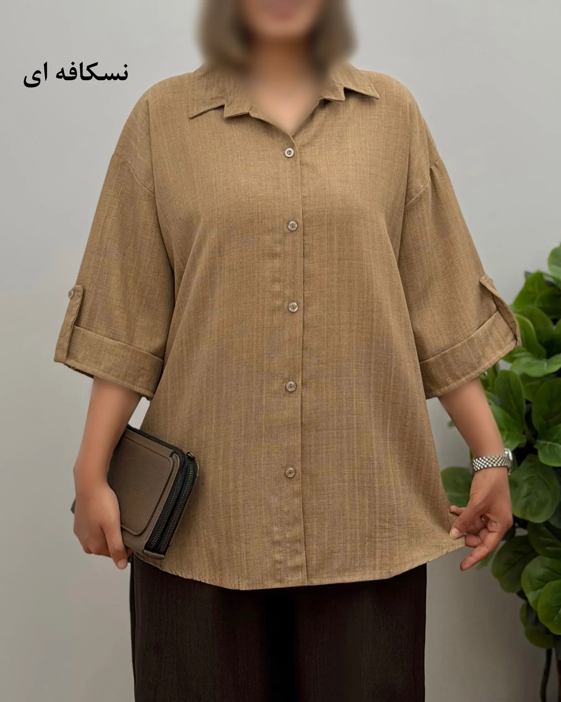 تونیک مانتویی ژاکارد مدل پرستو